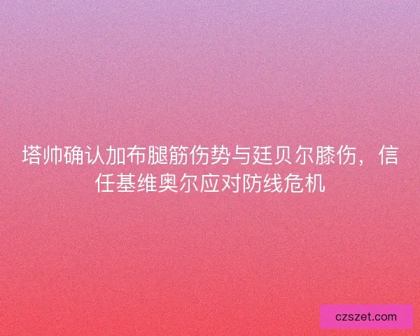 塔帅确认加布腿筋伤势与廷贝尔膝伤，信任基维奥尔应对防线危机